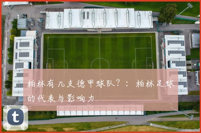 柏林有几支德甲球队？：柏林足球的代表与影响力